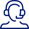 Person-with-headset Dedicated Support Team